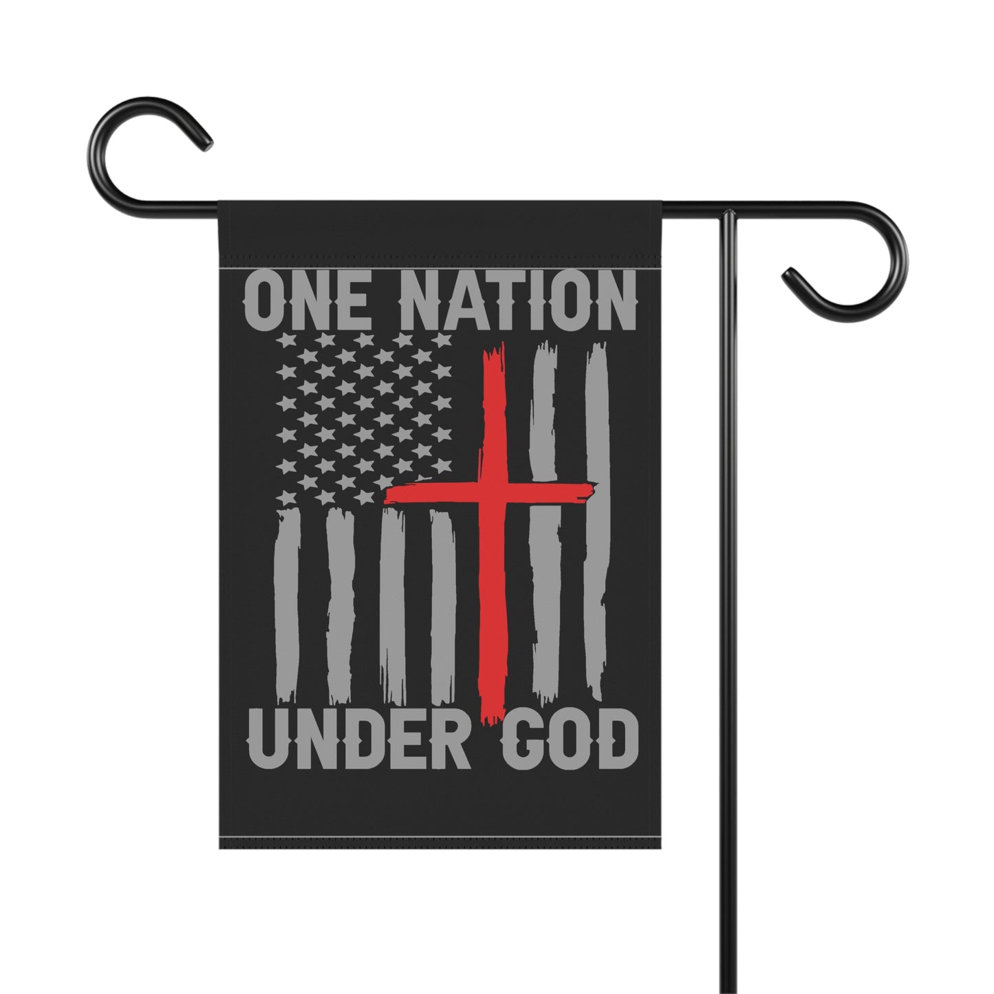 One nation under God - Garden & House Banner - Premium Home Decor from Printify - Just $19.97! Shop now at Grizzly Creek Apparel