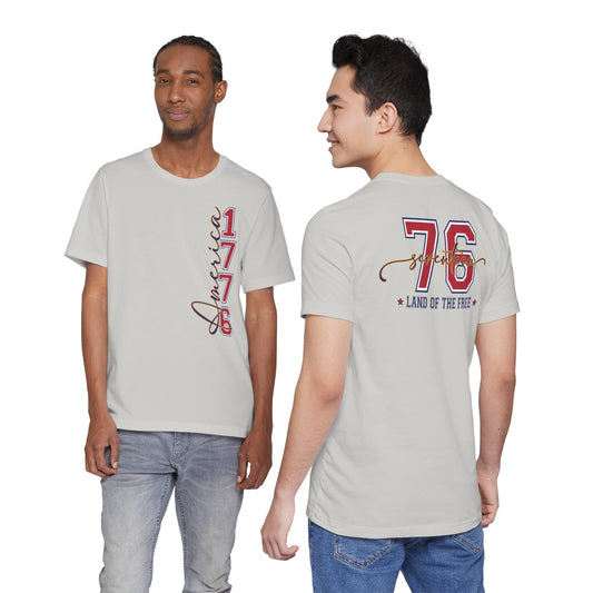 1776 America Tee — 'Land of the Free' Patriotic T‑Shirt