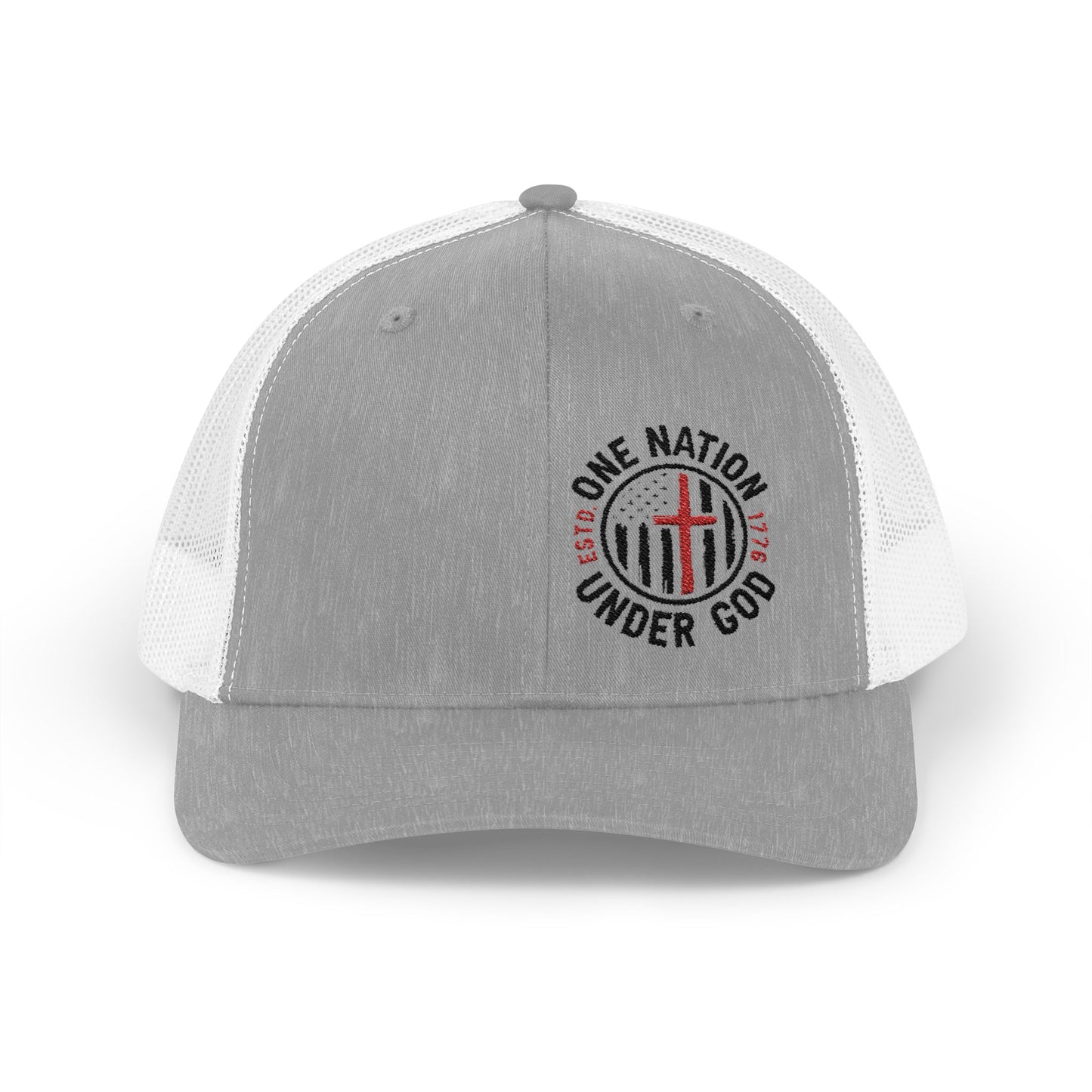 Patriotic Snapback Trucker Cap - "One Nation Under God"