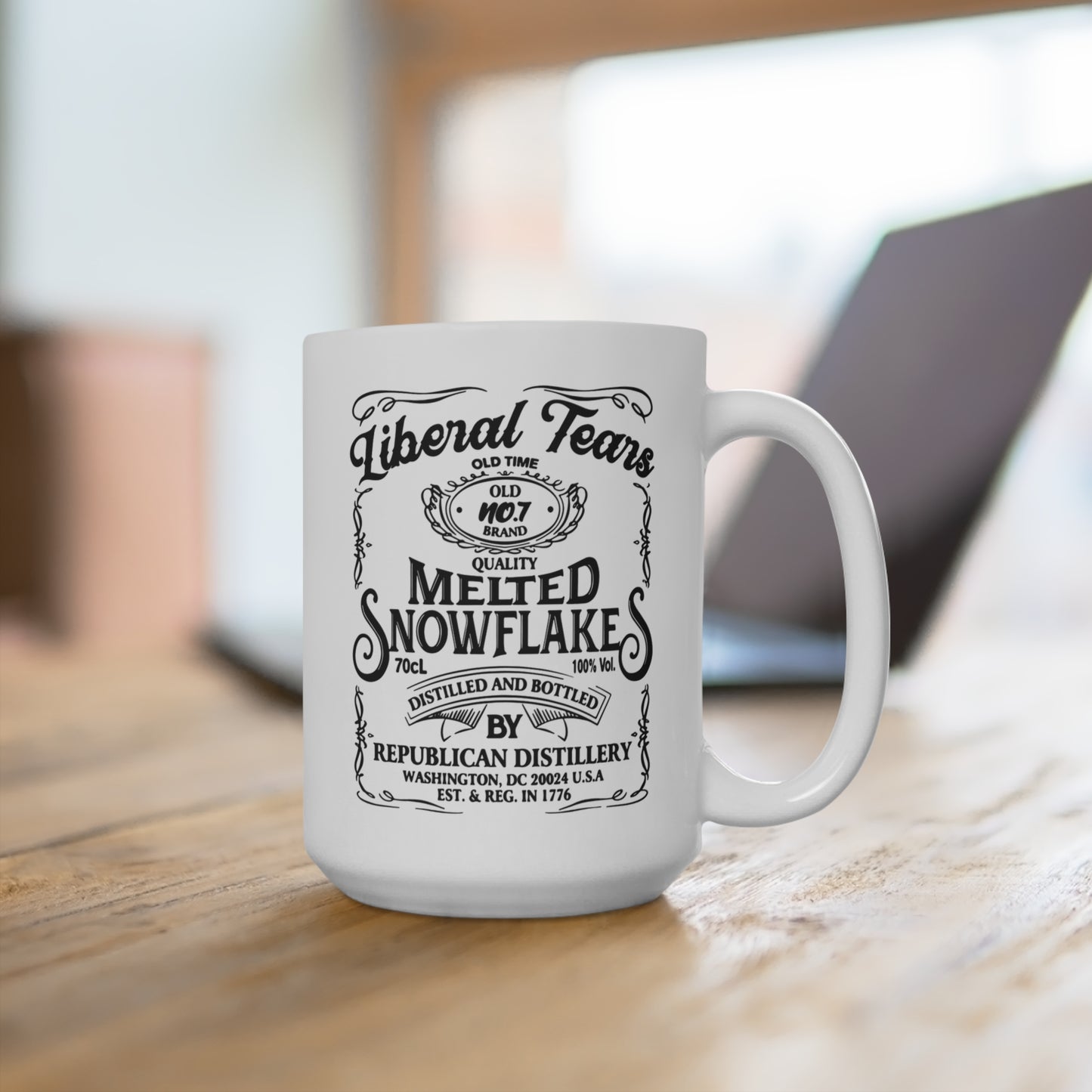 Liberal Tears Mug, Funny Coffee Cup, Gift for Friends, Humor Mug, Unique Kitchen Decor, Political Coffee Mug