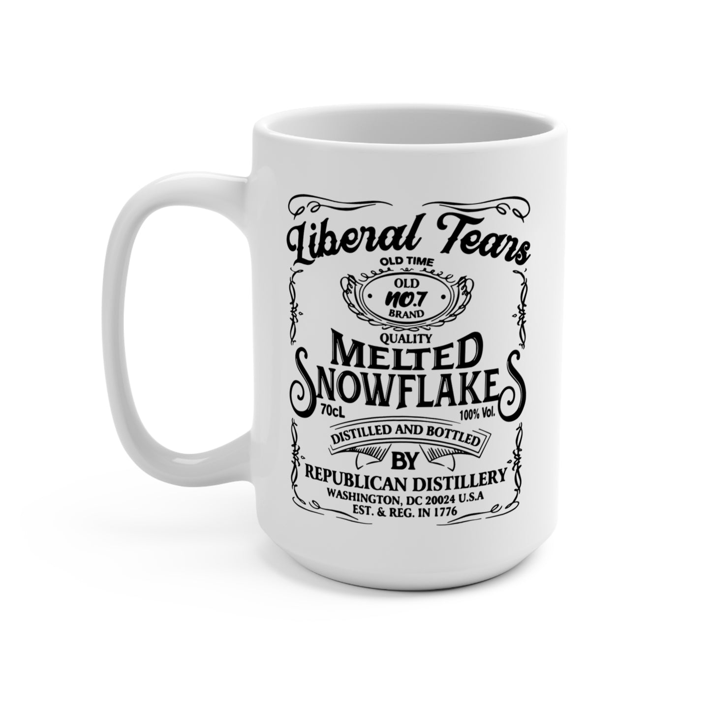Liberal Tears Mug, Funny Coffee Cup, Gift for Friends, Humor Mug, Unique Kitchen Decor, Political Coffee Mug