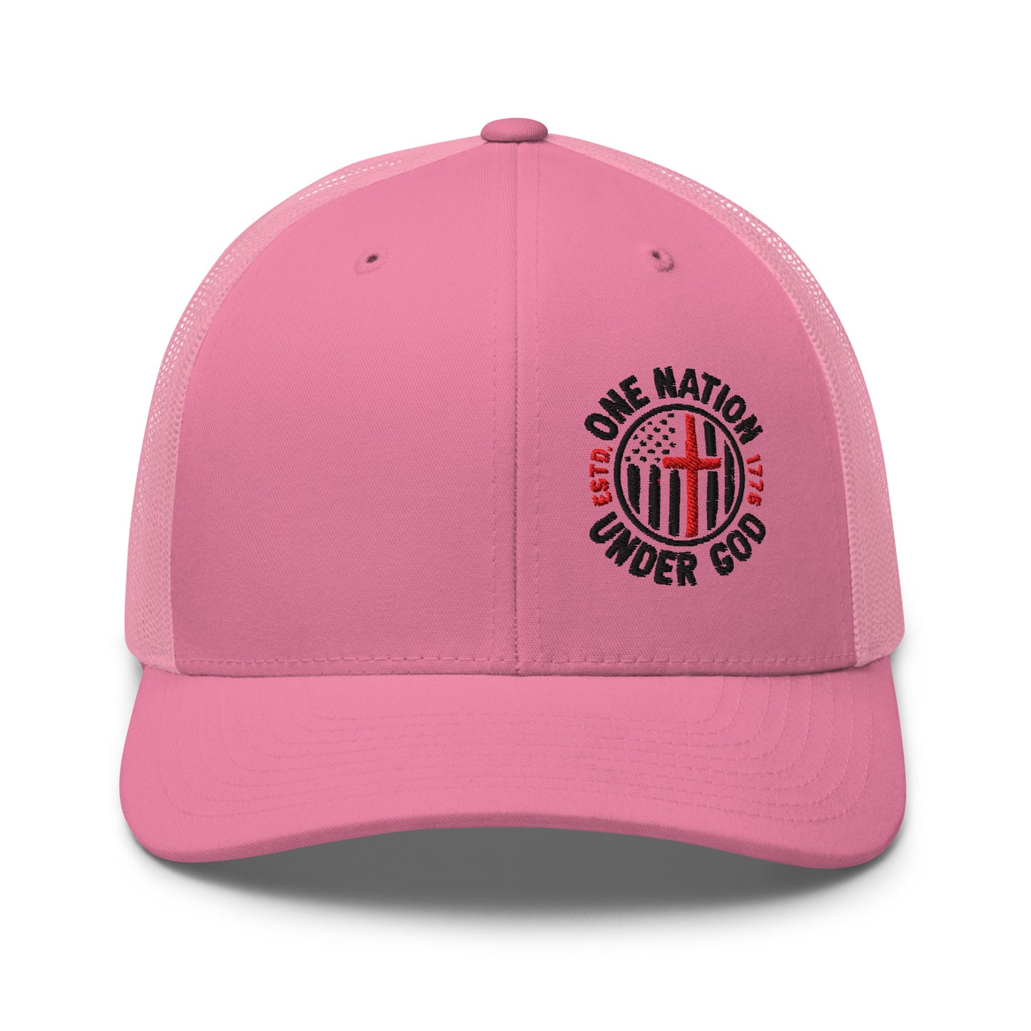 One Nation Under God - Patriotic Snapback Trucker Cap - Old Glory 1776 Apparel