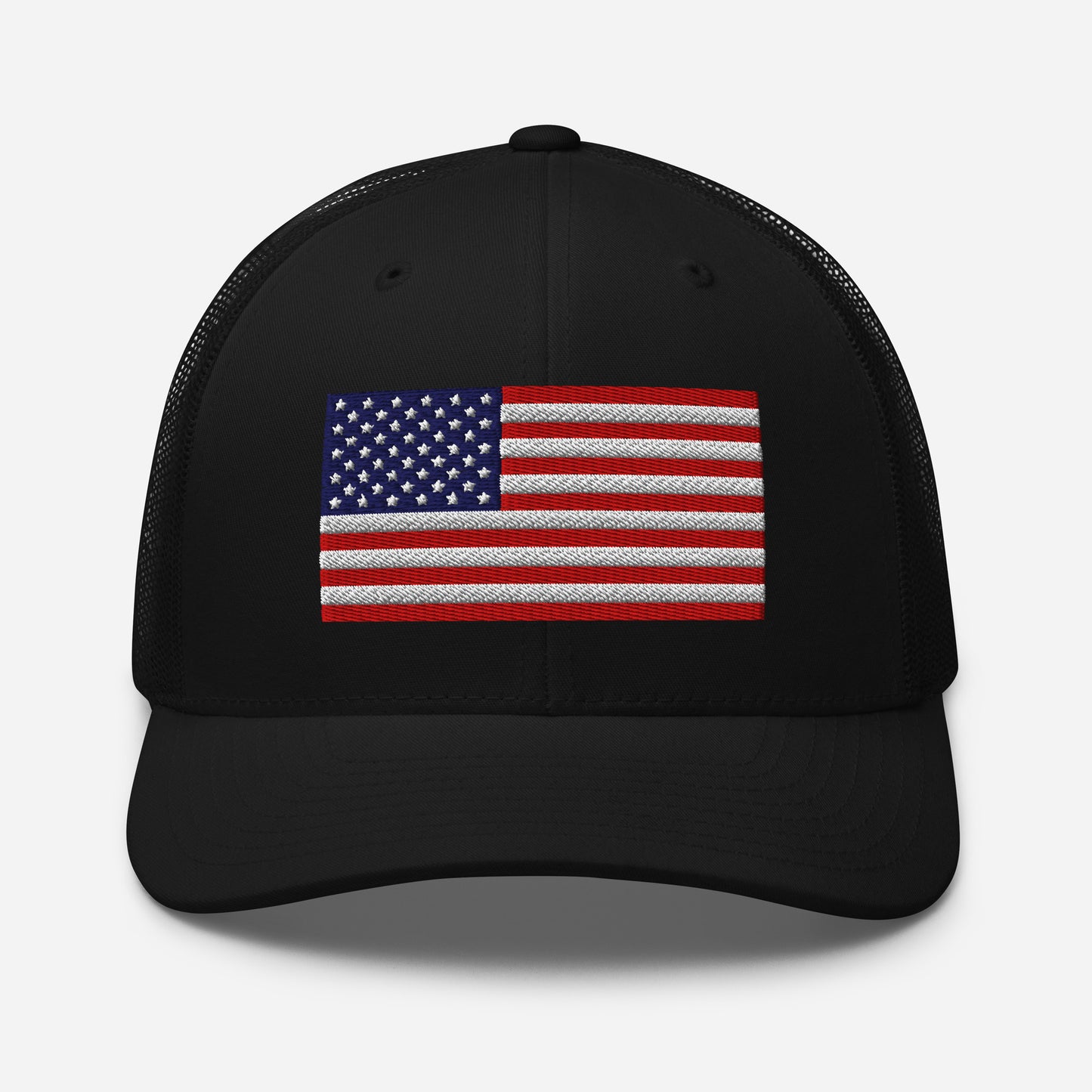 Patriotic Snapback Trucker Cap - USA Flag Design - Old Glory 1776 Apparel