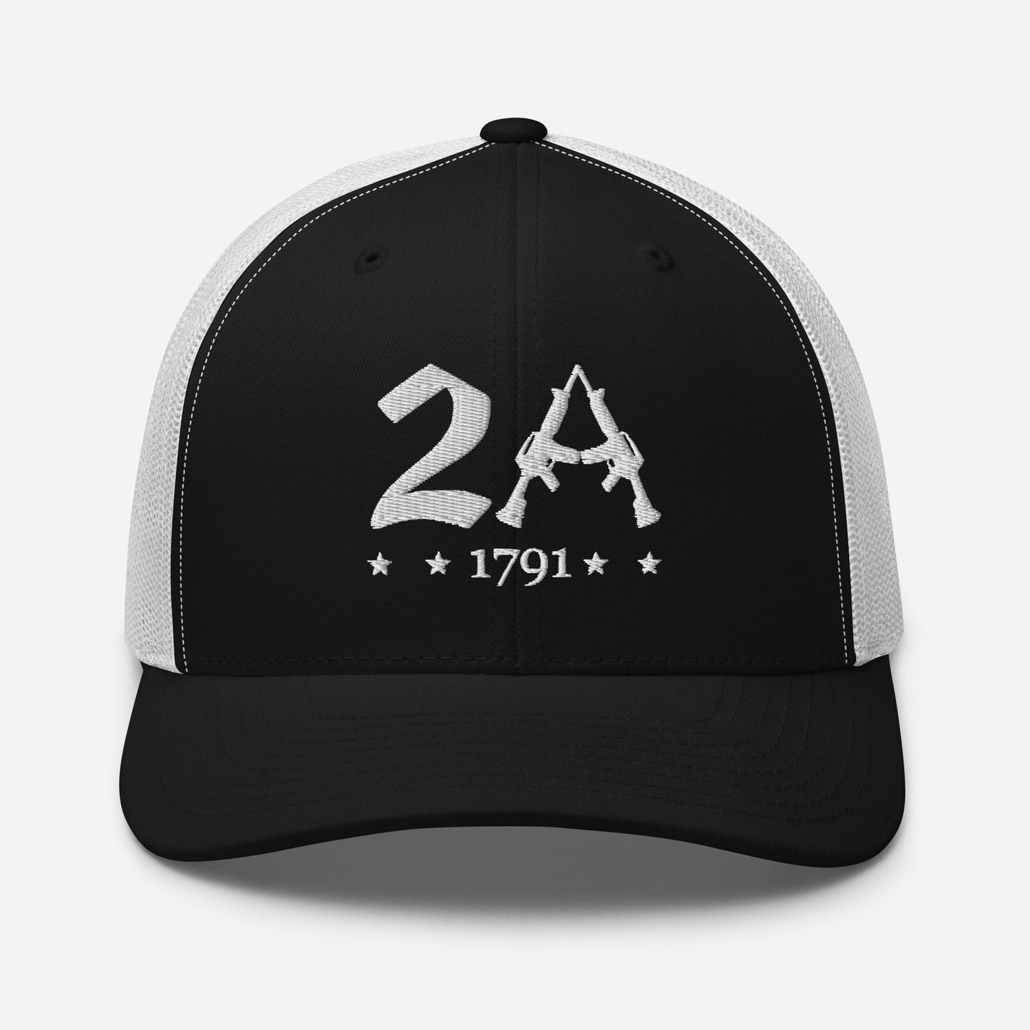 2A Vintage Snapback Trucker Cap - Patriotic Style for All Occasions - Old Glory 1776 Apparel