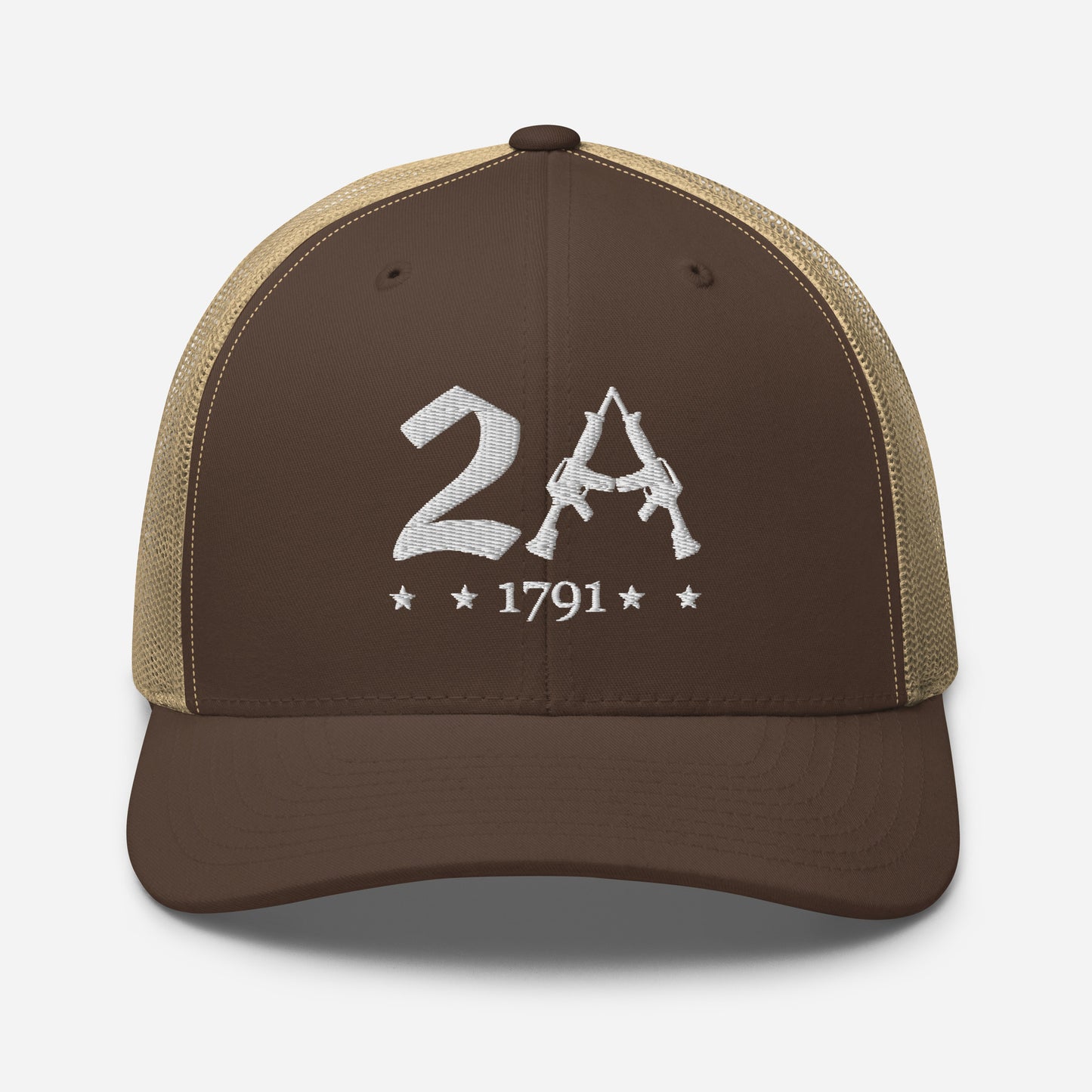 2A Vintage Snapback Trucker Cap - Patriotic Style for All Occasions - Old Glory 1776 Apparel