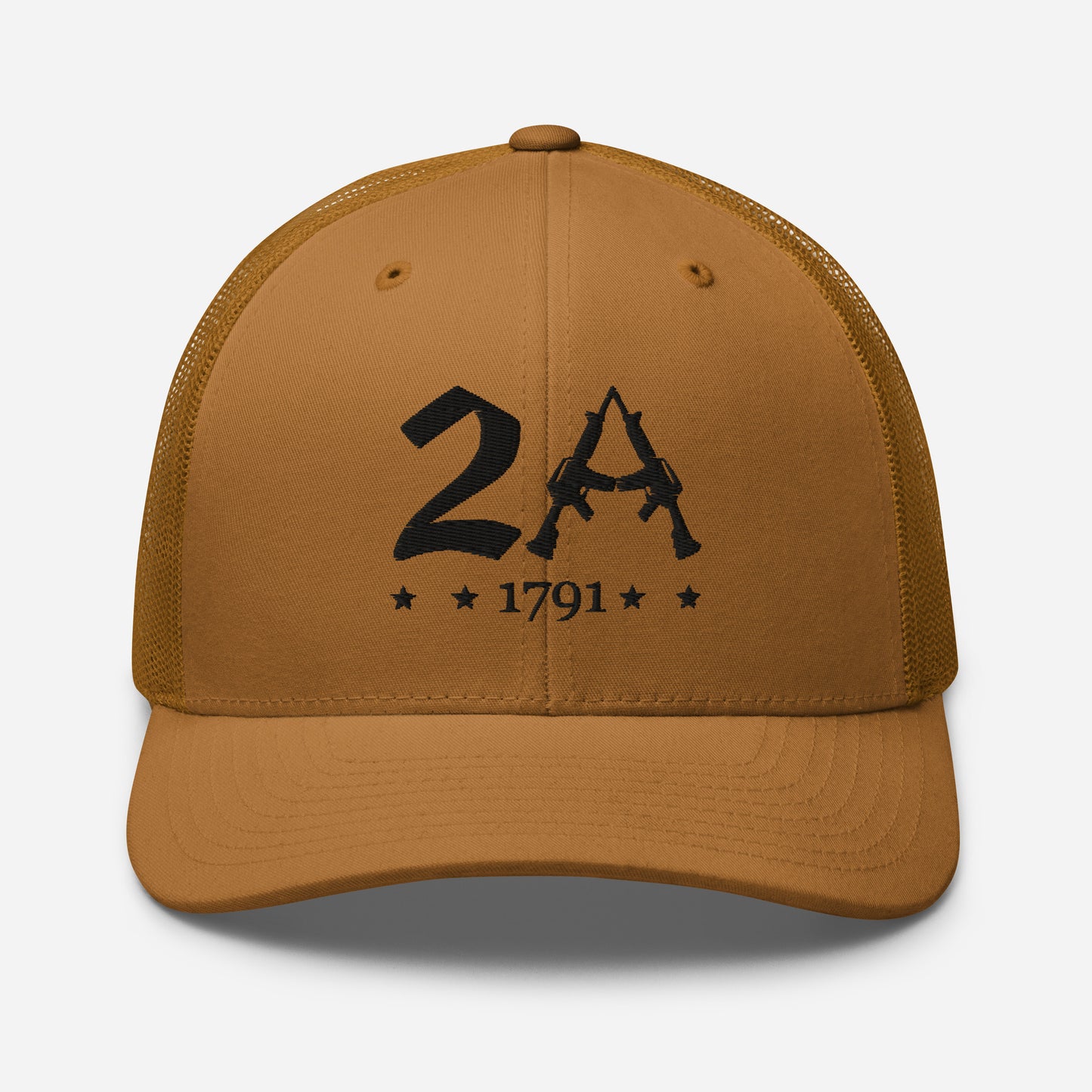 2A 1791 Snapback Trucker Cap - Second Amendment Pride - Old Glory 1776 Apparel