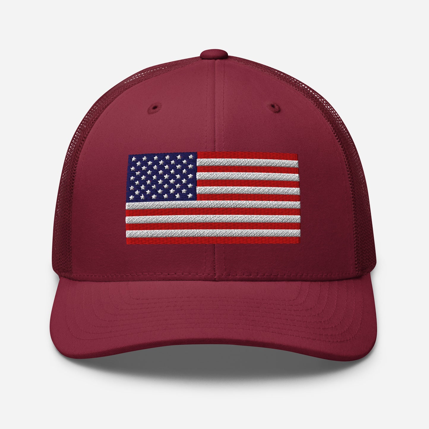 Patriotic Snapback Trucker Cap - USA Flag Design - Old Glory 1776 Apparel