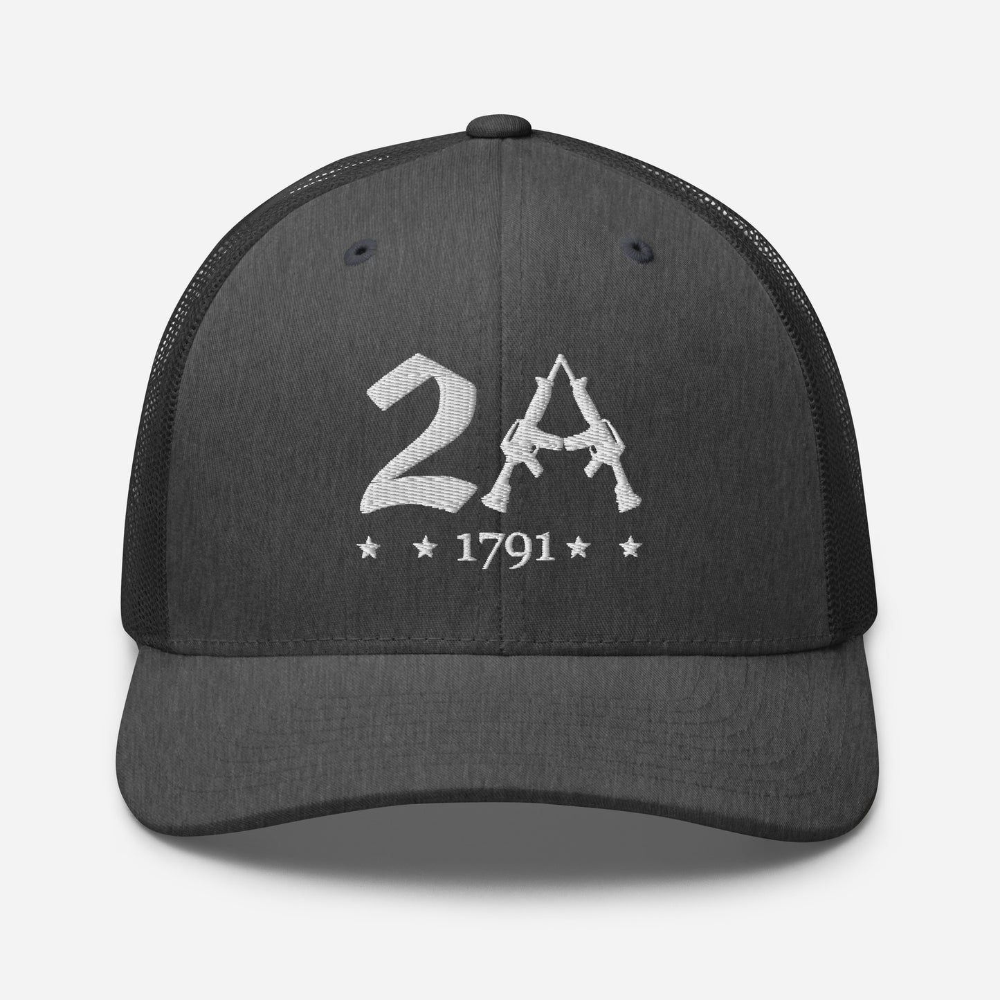 2A Vintage Snapback Trucker Cap - Patriotic Style for All Occasions - Old Glory 1776 Apparel