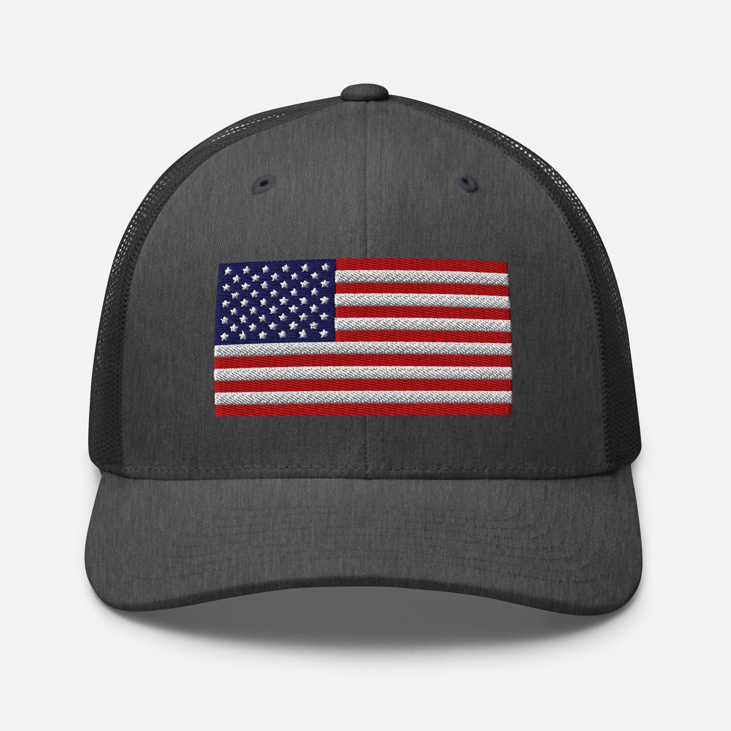 Patriotic Snapback Trucker Cap - USA Flag Design - Old Glory 1776 Apparel