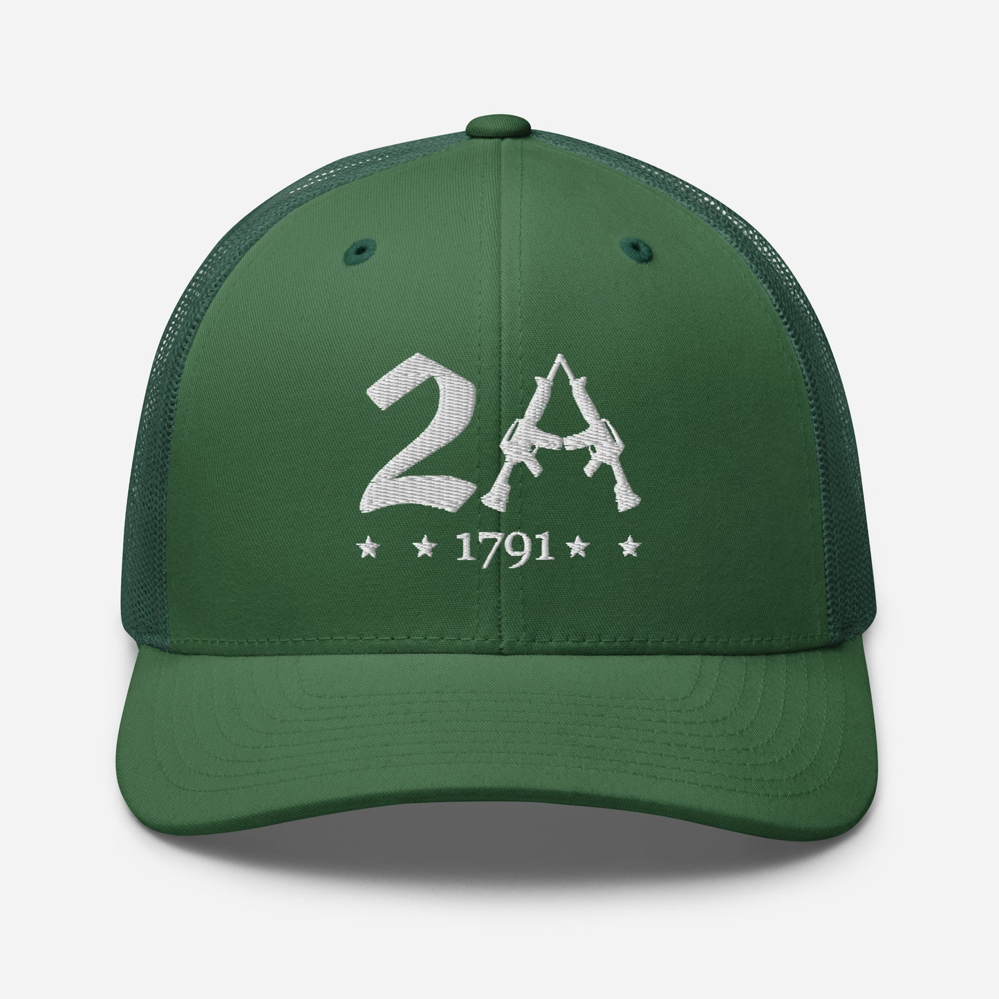 2A Vintage Snapback Trucker Cap - Patriotic Style for All Occasions - Old Glory 1776 Apparel