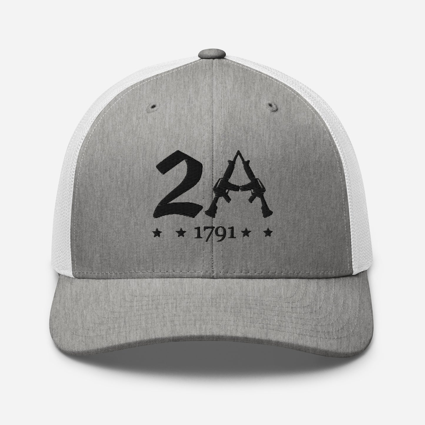 2A 1791 Snapback Trucker Cap - Second Amendment Pride - Old Glory 1776 Apparel