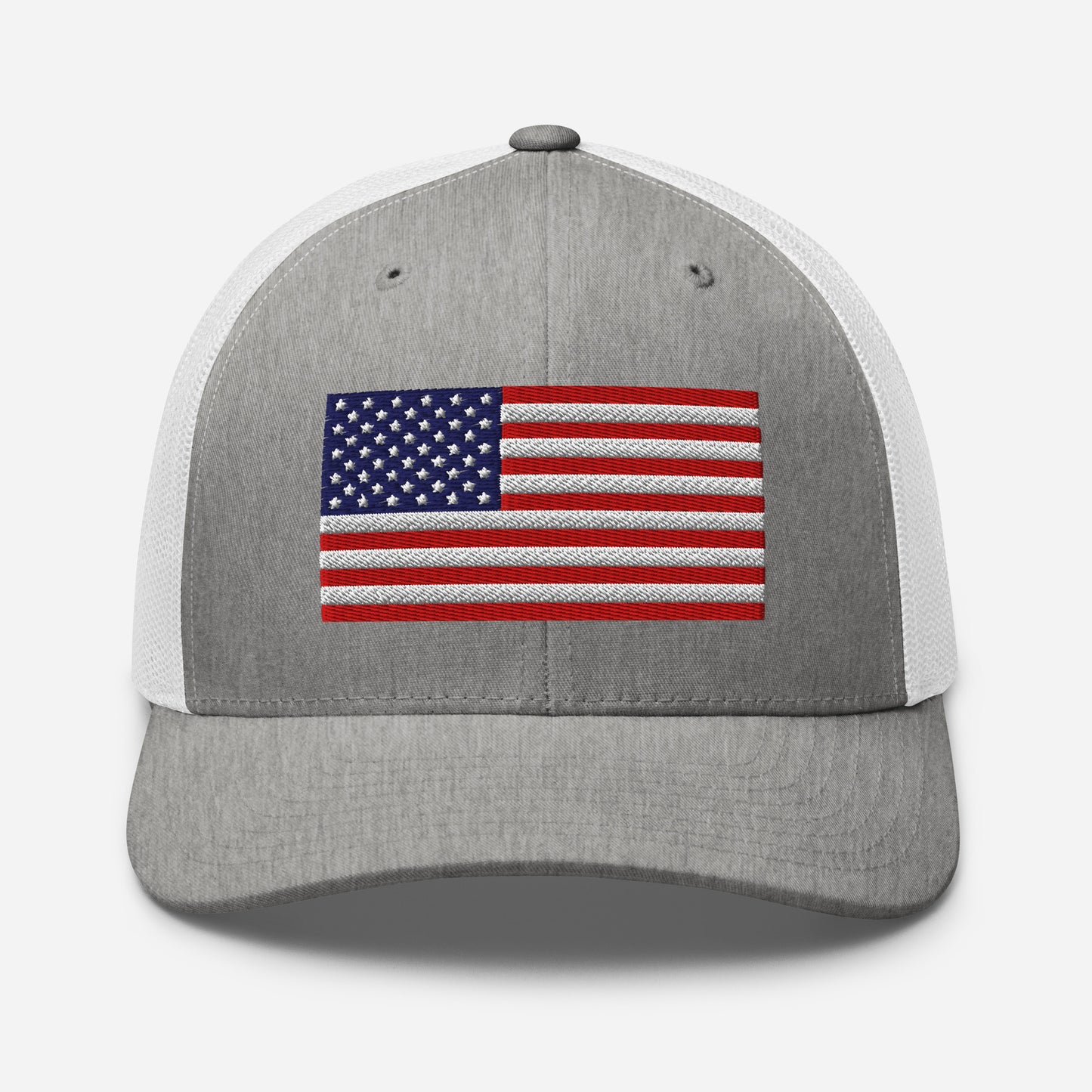 Patriotic Snapback Trucker Cap - USA Flag Design - Old Glory 1776 Apparel
