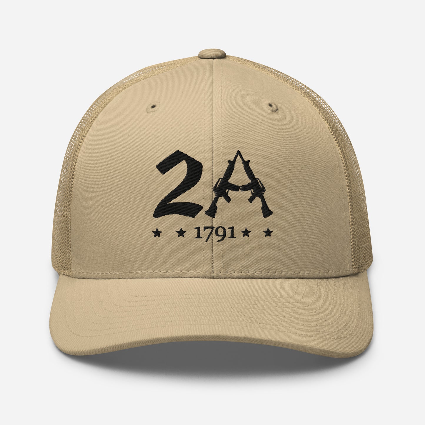 2A 1791 Snapback Trucker Cap - Second Amendment Pride - Old Glory 1776 Apparel