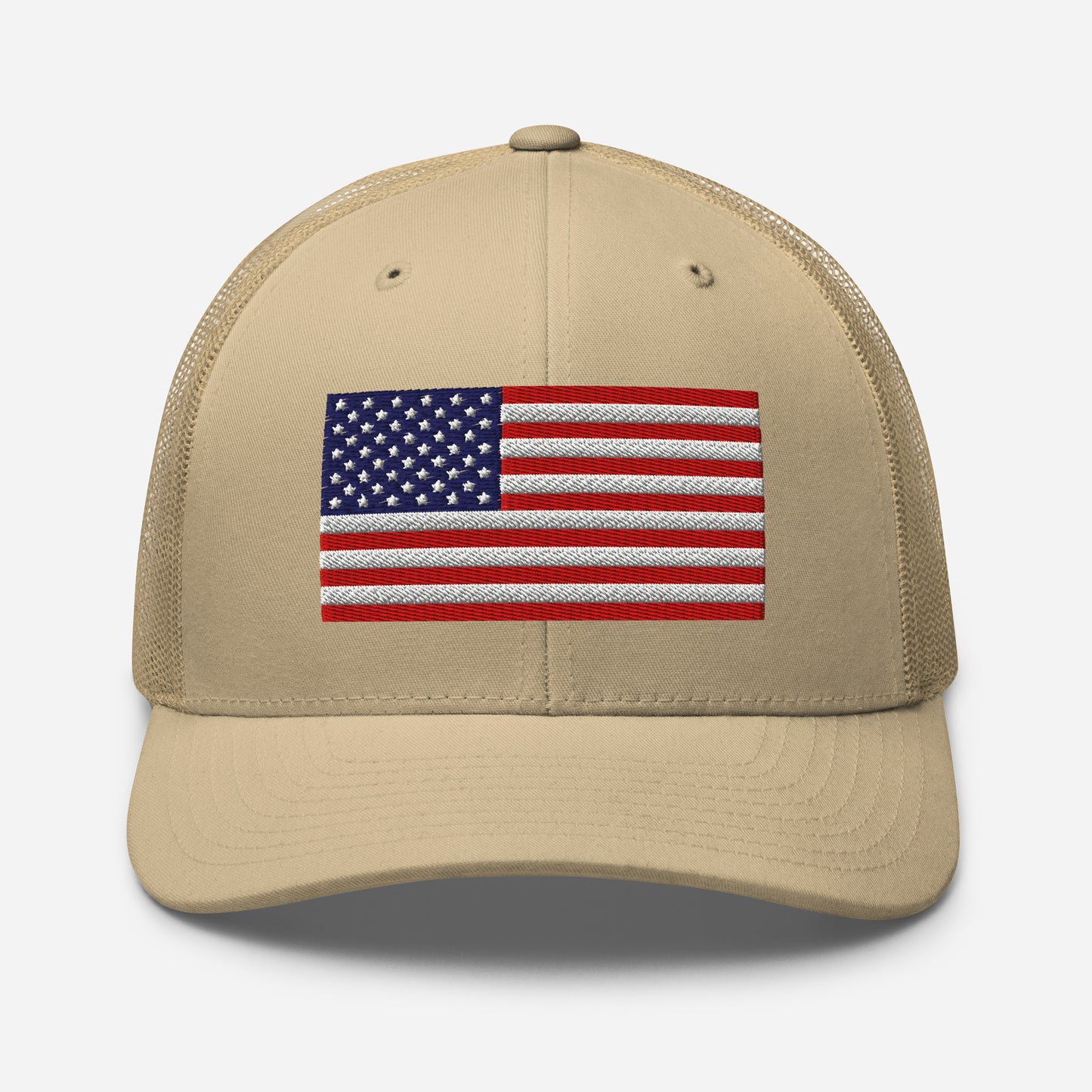 Patriotic Snapback Trucker Cap - USA Flag Design - Old Glory 1776 Apparel
