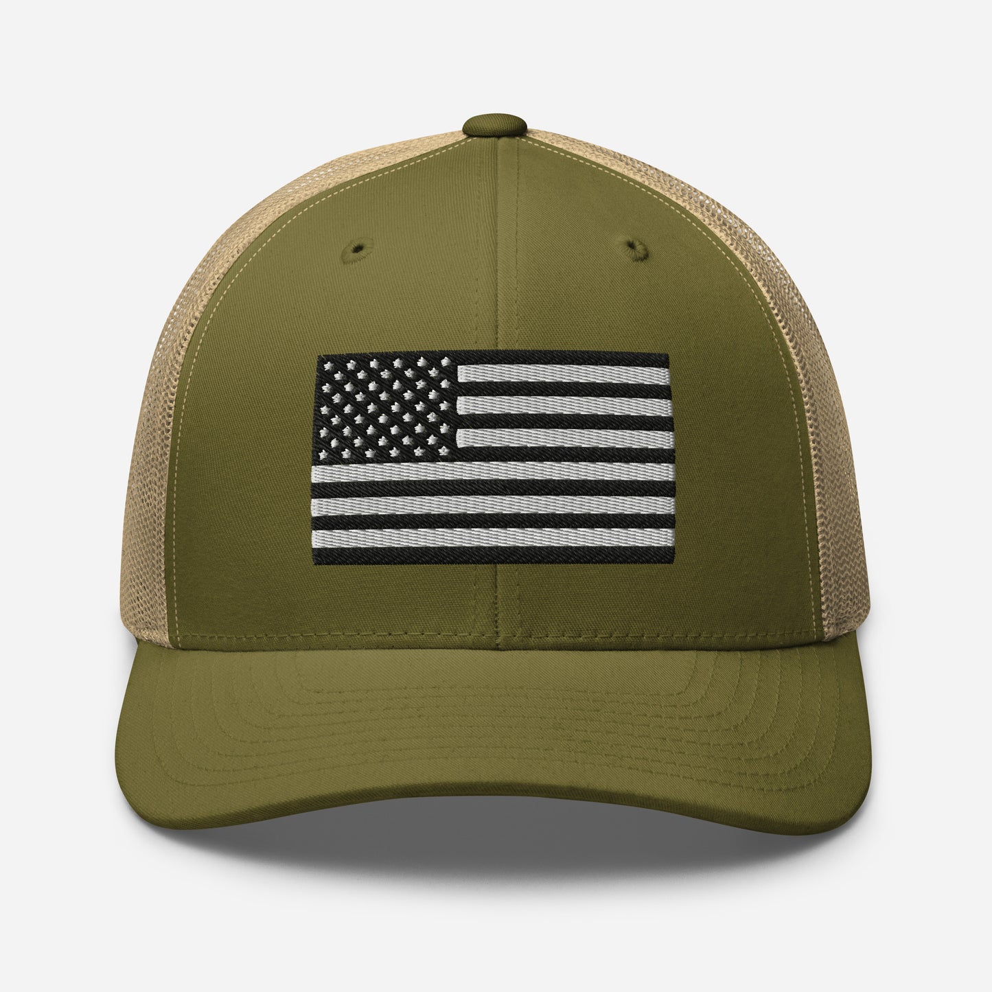 Patriotic Snapback Trucker Cap - American Flag Design - Old Glory 1776 Apparel