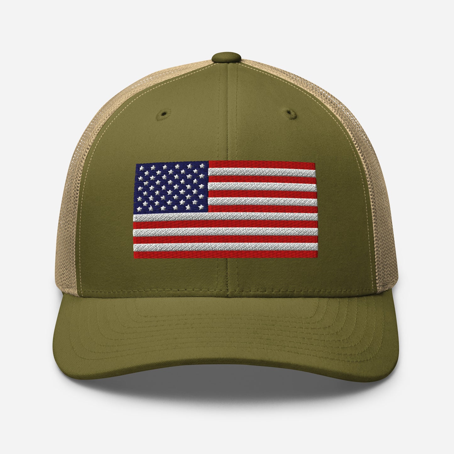 Patriotic Snapback Trucker Cap - USA Flag Design - Old Glory 1776 Apparel