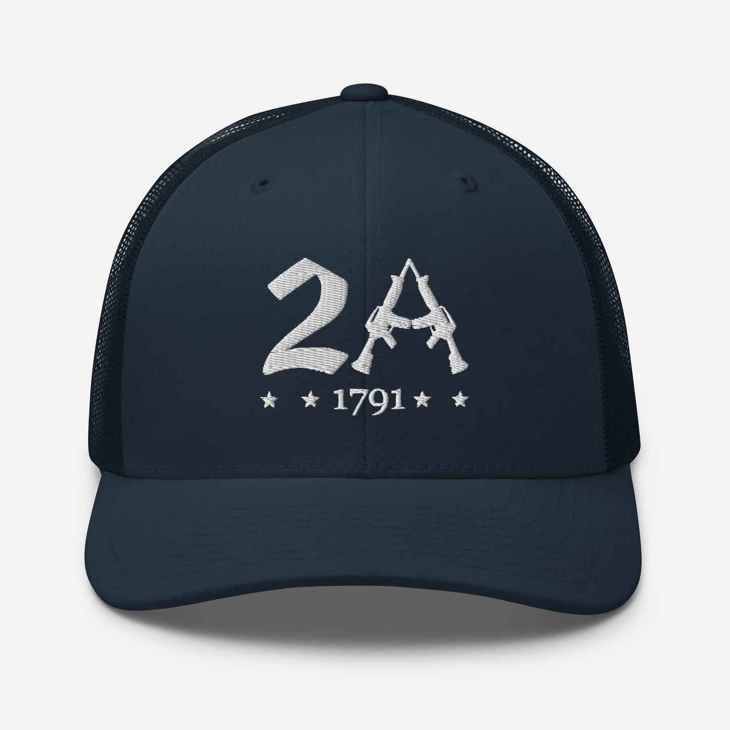2A Vintage Snapback Trucker Cap - Patriotic Style for All Occasions - Old Glory 1776 Apparel