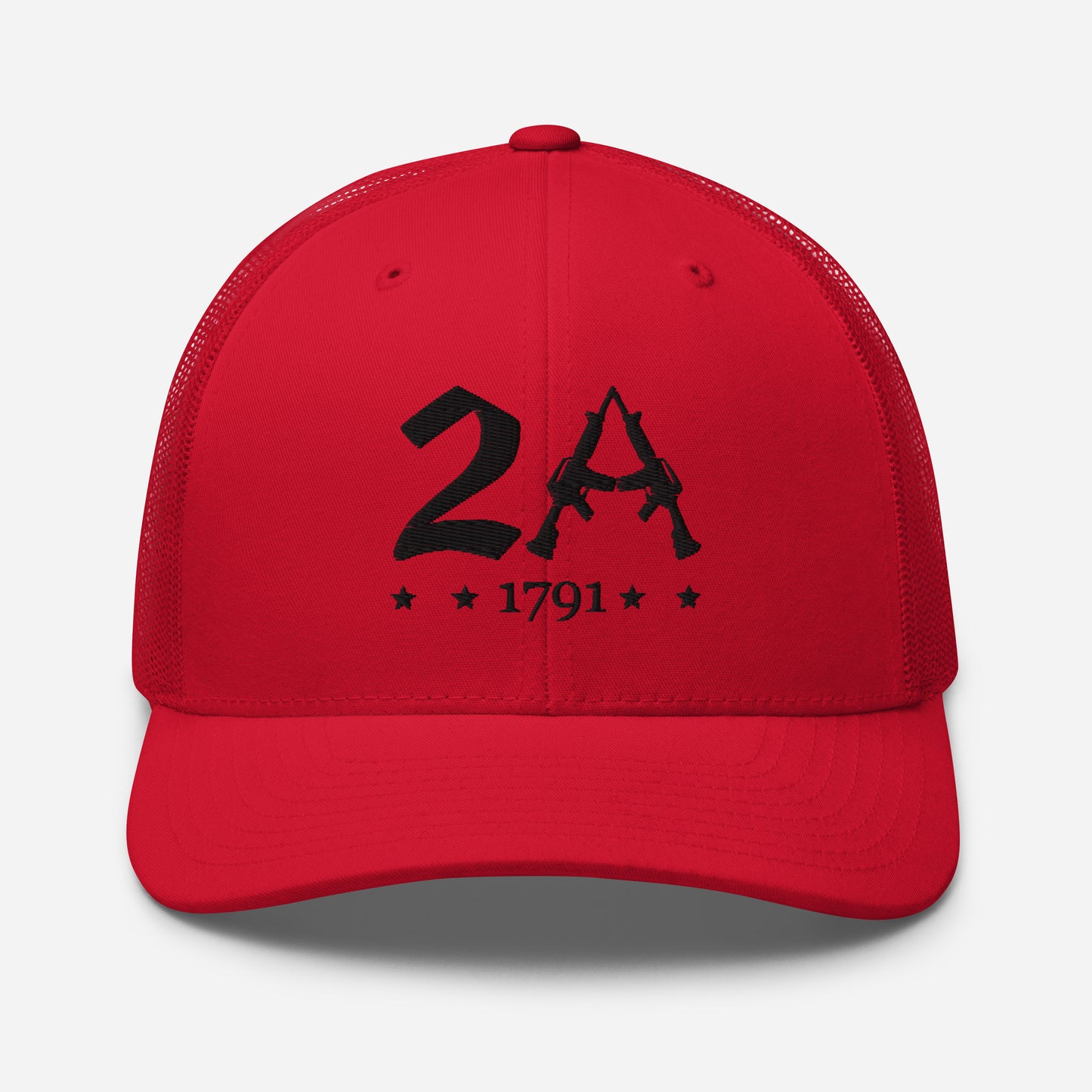 2A 1791 Snapback Trucker Cap - Second Amendment Pride - Old Glory 1776 Apparel