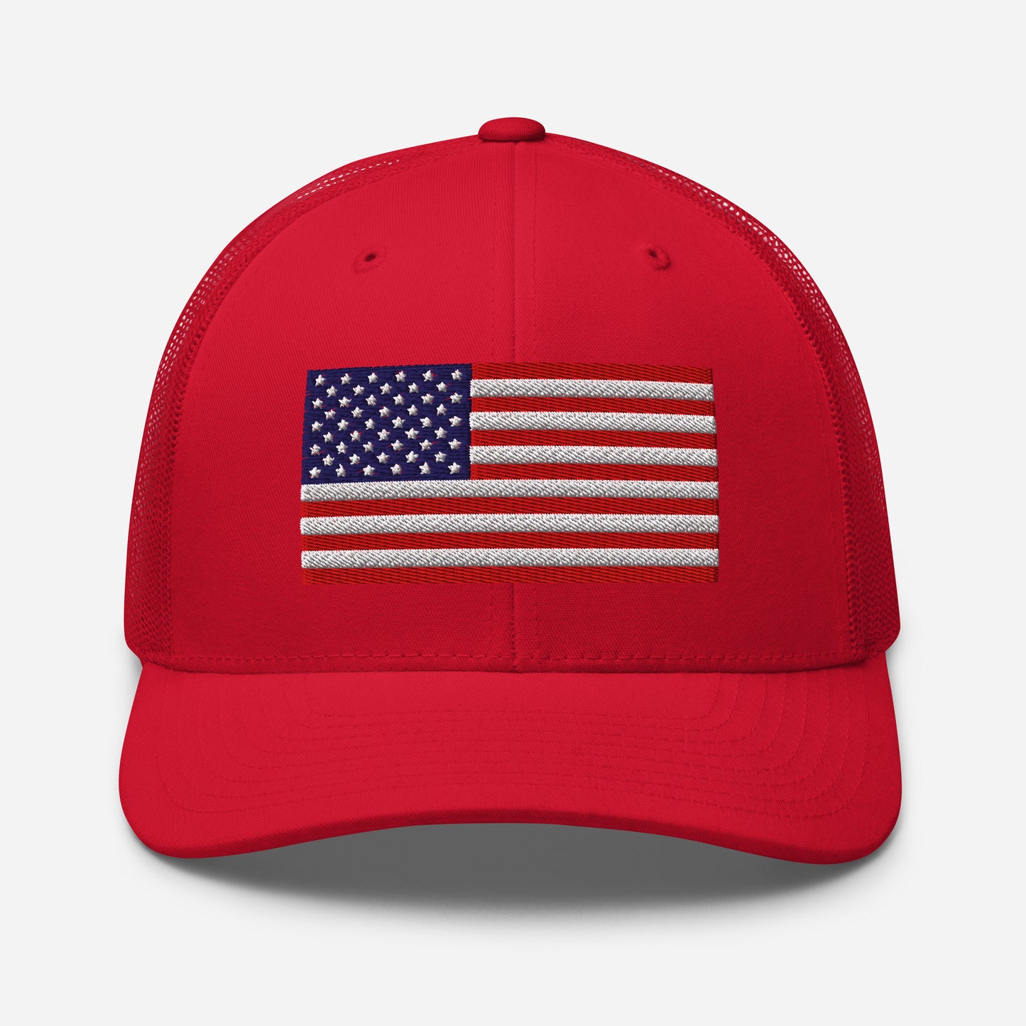 Patriotic Snapback Trucker Cap - USA Flag Design - Old Glory 1776 Apparel