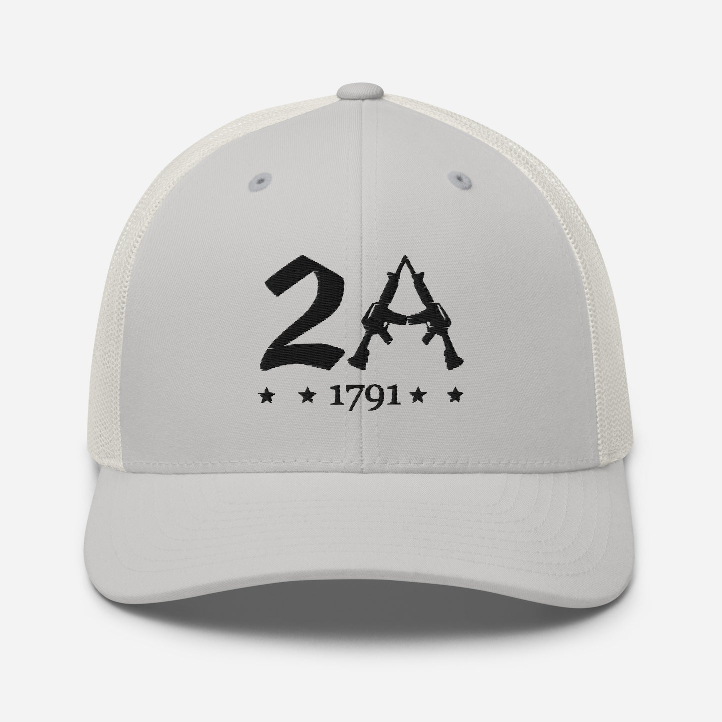 2A 1791 Snapback Trucker Cap - Second Amendment Pride - Old Glory 1776 Apparel