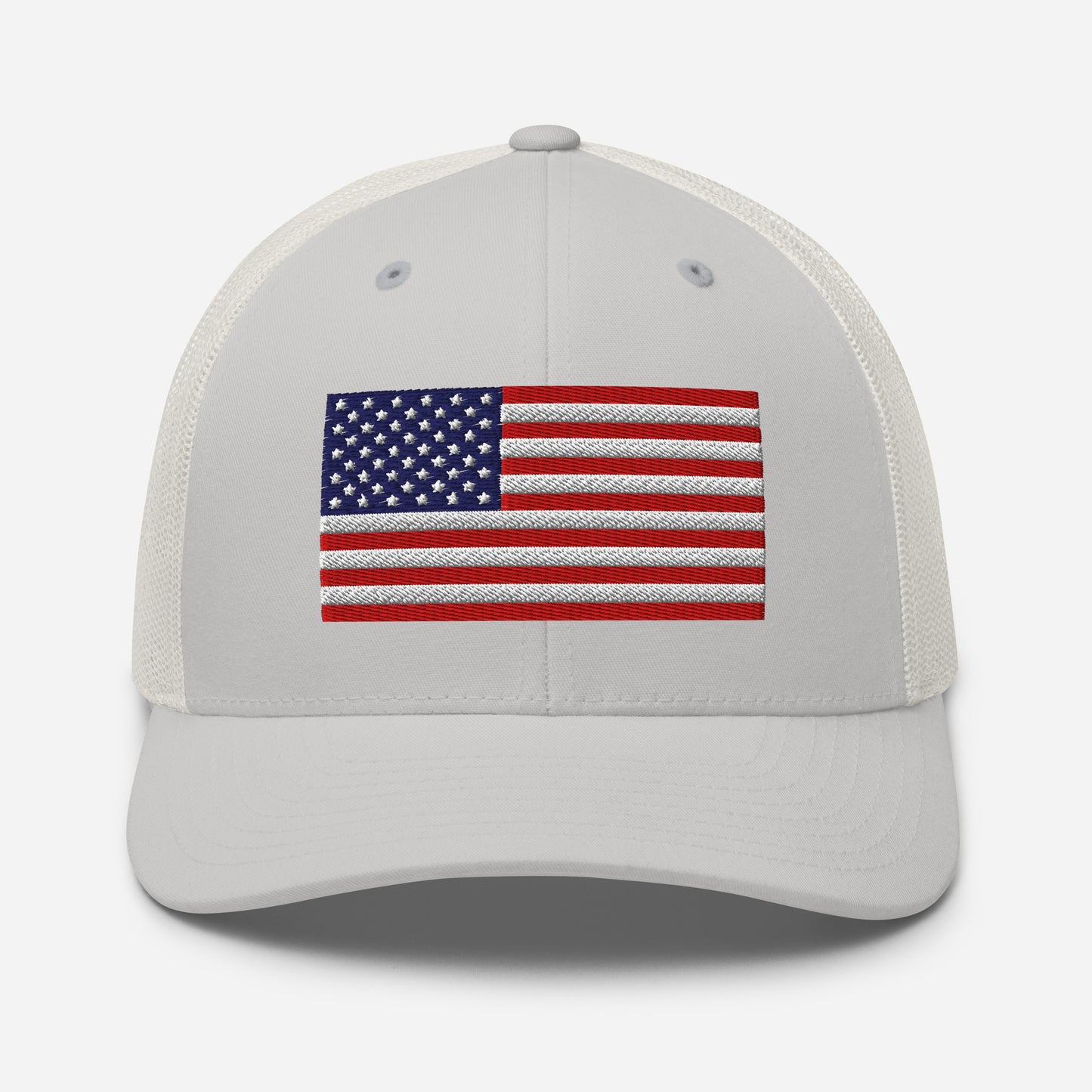 Patriotic Snapback Trucker Cap - USA Flag Design - Old Glory 1776 Apparel
