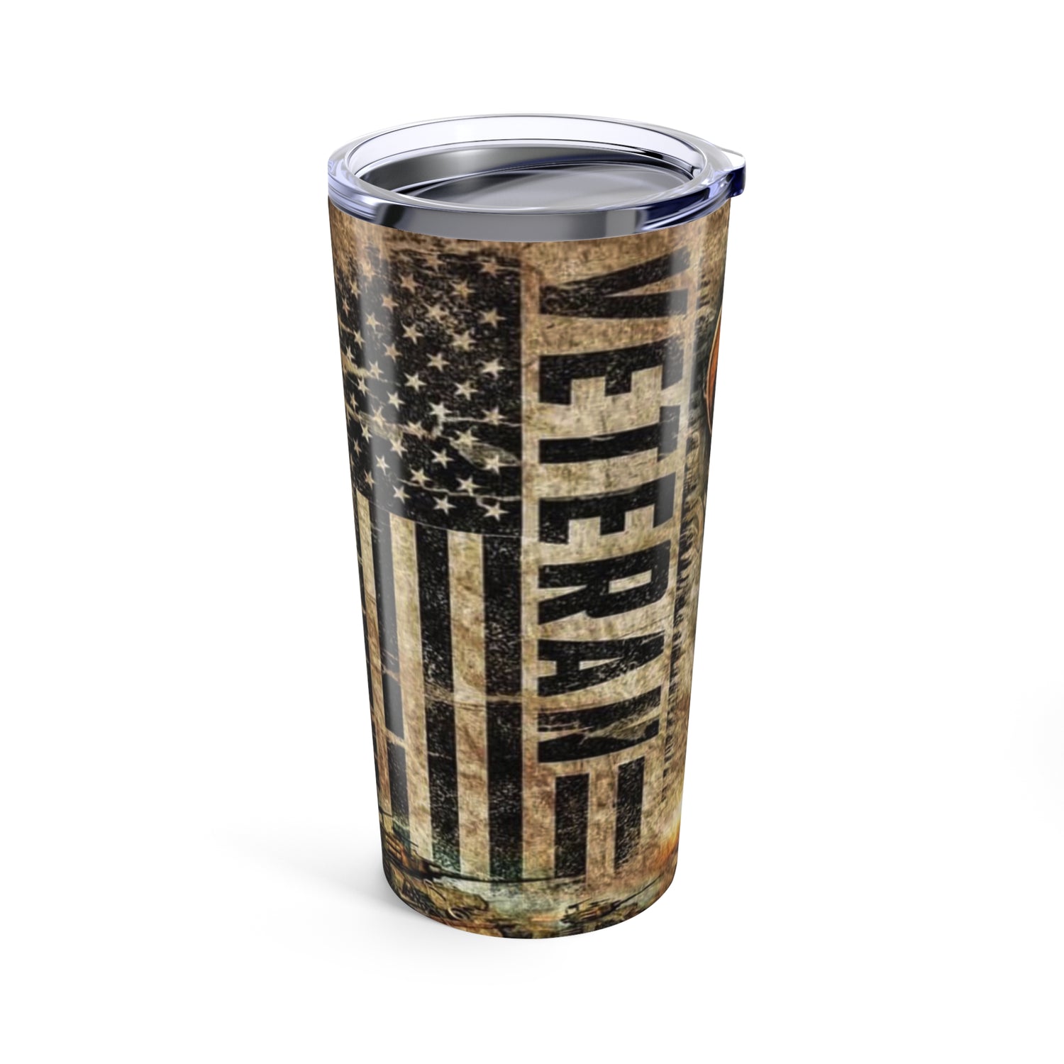 Patriotic Eagle 20oz Tumbler, American Flag Travel Mug - Old Glory 1776 Apparel