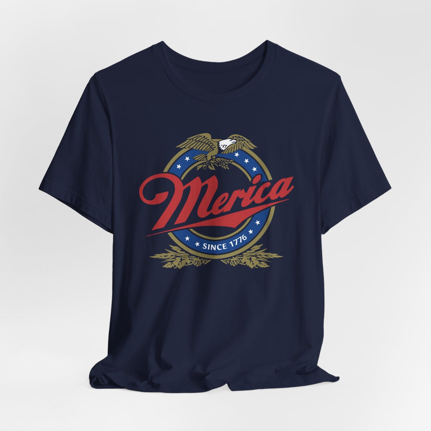 Patriotic Unisex Tee - 'Merica' Short Sleeve Shirt, 4th of July, BBQ, Casual Wear, Gift for Him/Her, USA Pride Apparel