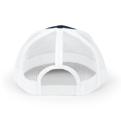 Patriotic Snapback Trucker Cap - American Flag Design