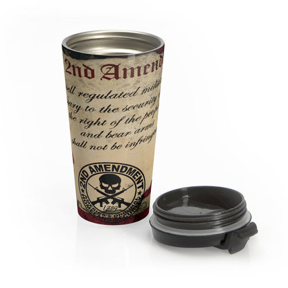 2ns Amendment 15ox Stainless Steel Travel Mug