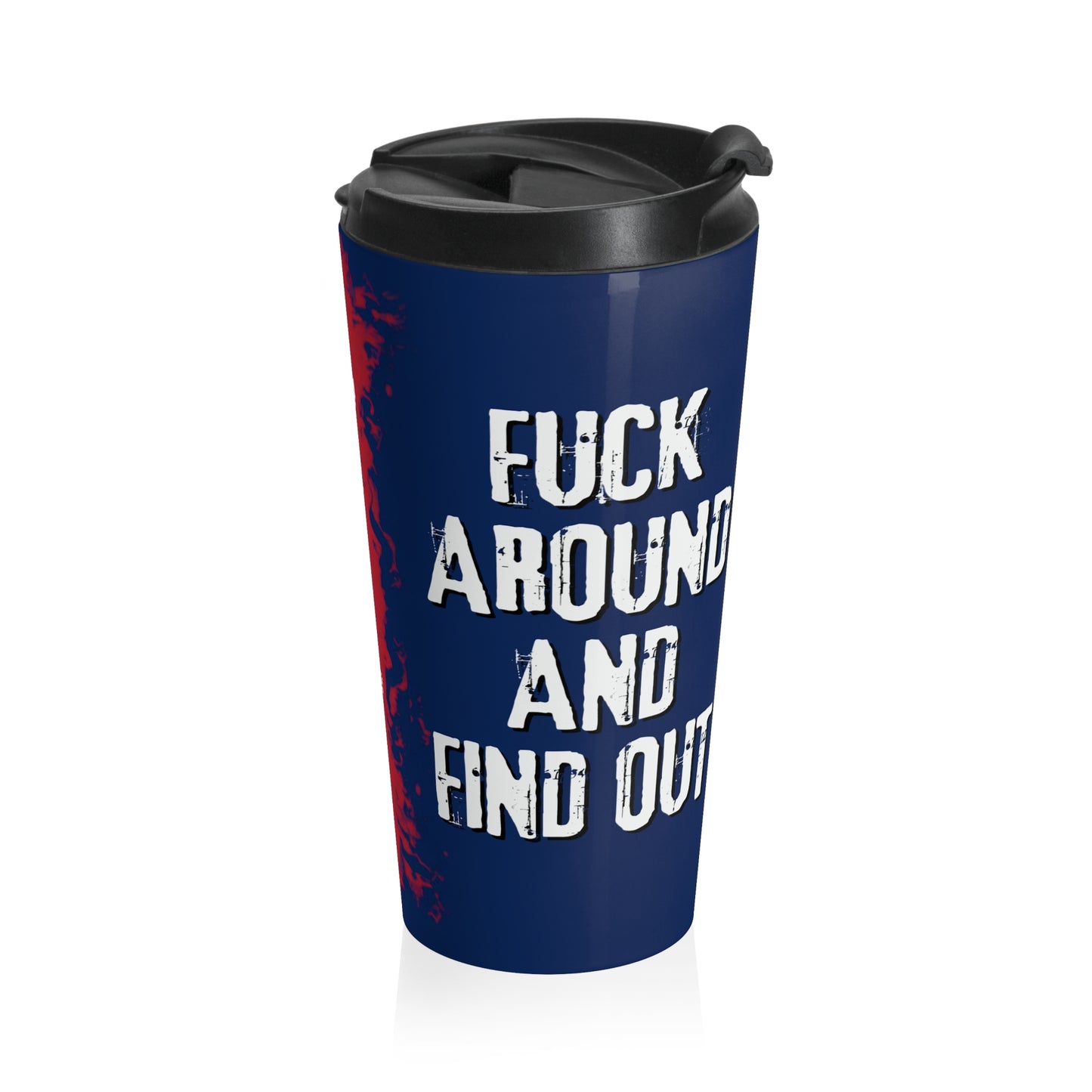 Patriotic Skull Travel Mug - Perfect for Adventurers & Gear Enthusiasts