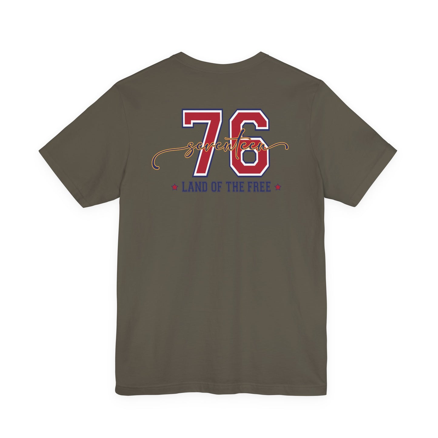1776 America Tee — 'Land of the Free' Patriotic T‑Shirt