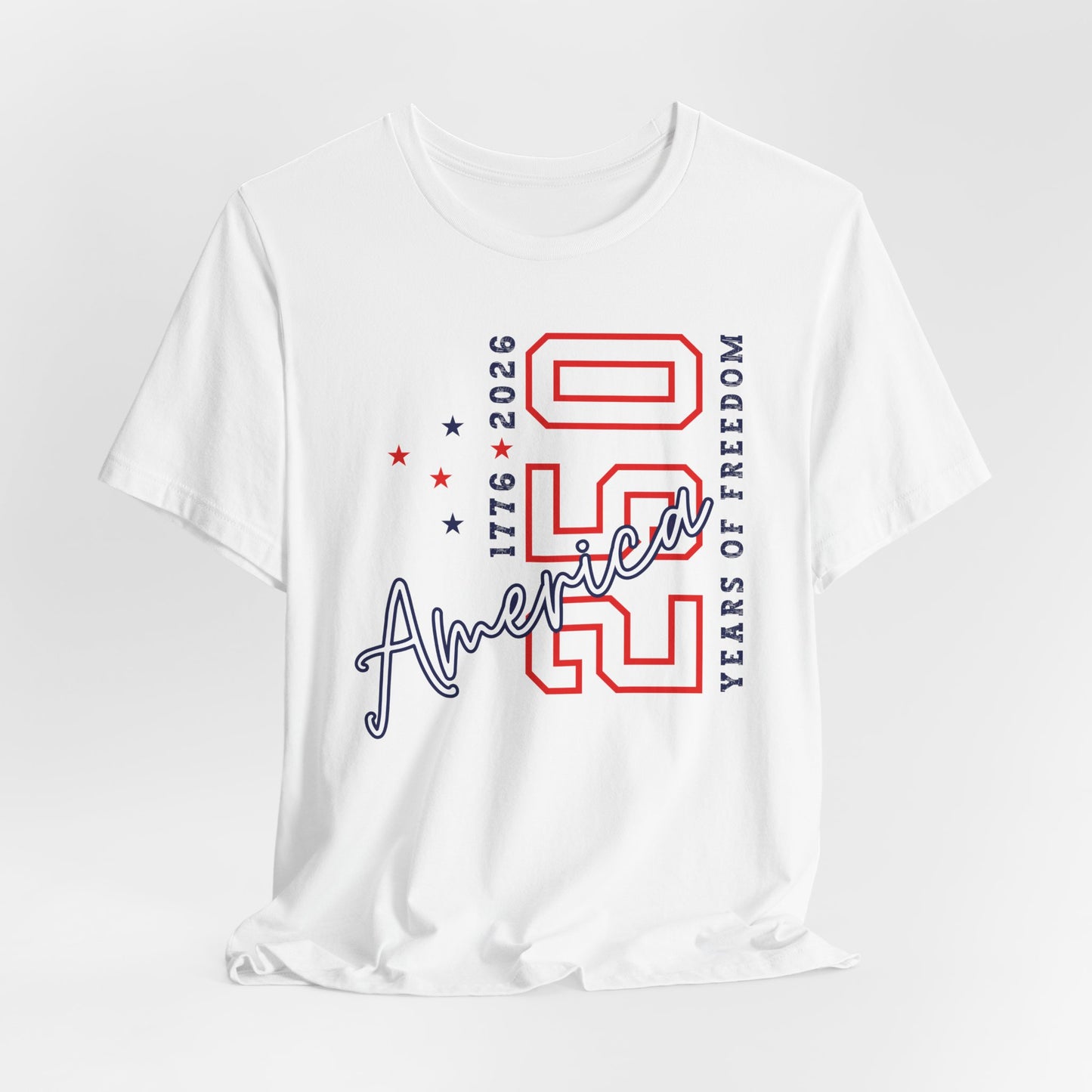 America 250 Celebration Tee — 250 Years of Freedom Patriotic T-Shirt