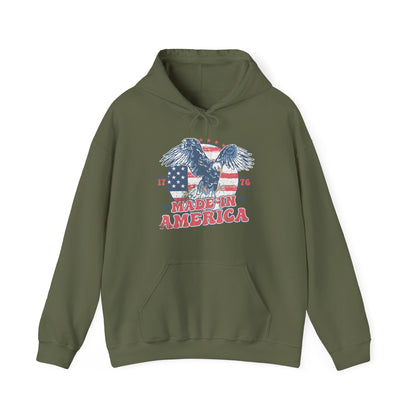 Patriotic Eagle Hoodie for Independence Day