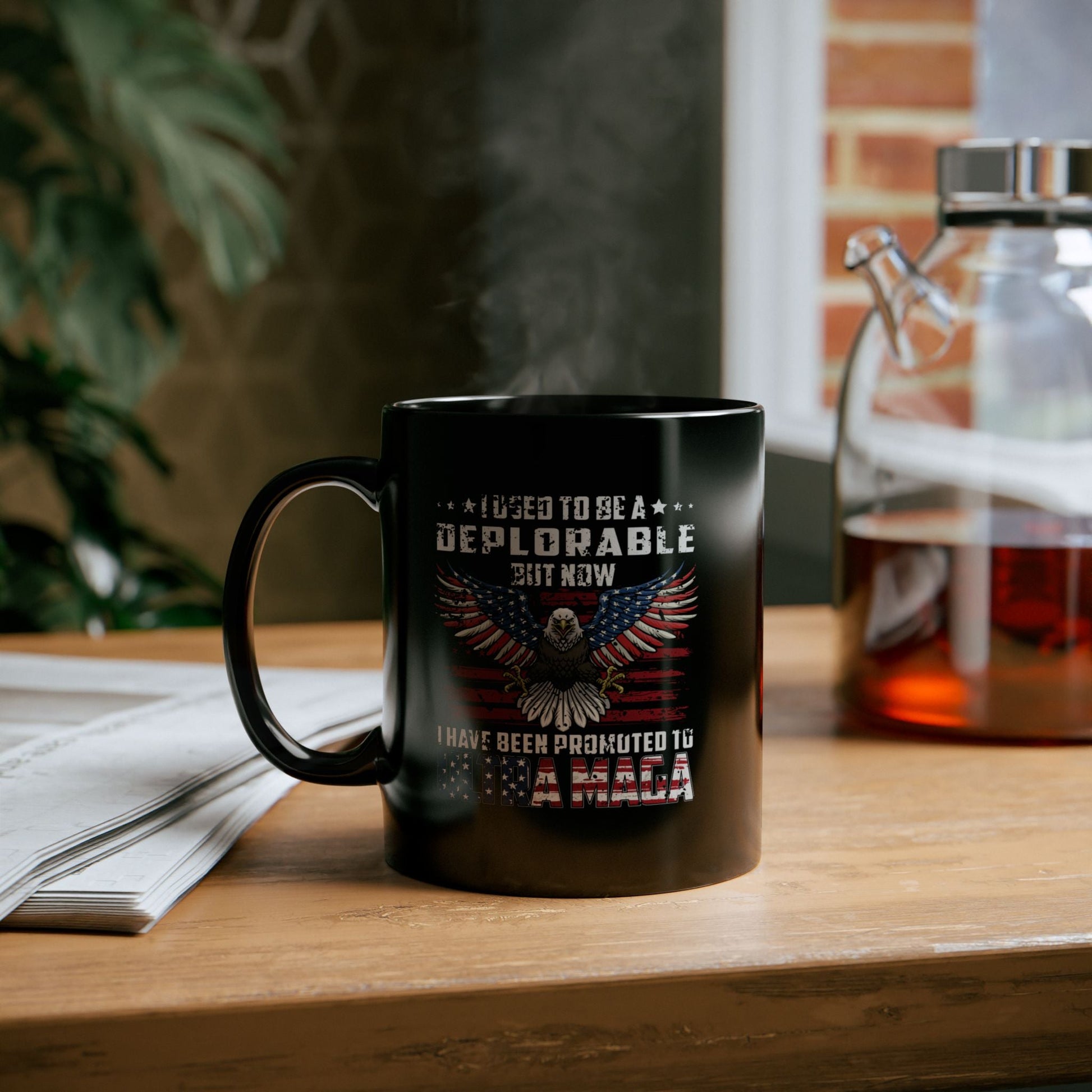 I Used To Be a Deplorable Deplorable Black Mug (11oz, 15oz) Make America Great Again, Trump Supporter Gift, MAGA Mug - Premium Mug from Old Glory 1776 Apparel - Just $19.99! Shop now at Old Glory 1776 Apparel