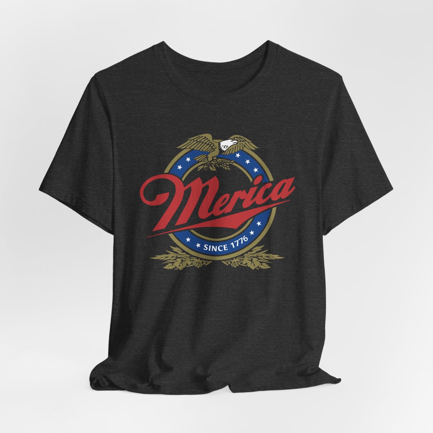 Patriotic Unisex Tee - 'Merica' Short Sleeve Shirt, 4th of July, BBQ, Casual Wear, Gift for Him/Her, USA Pride Apparel