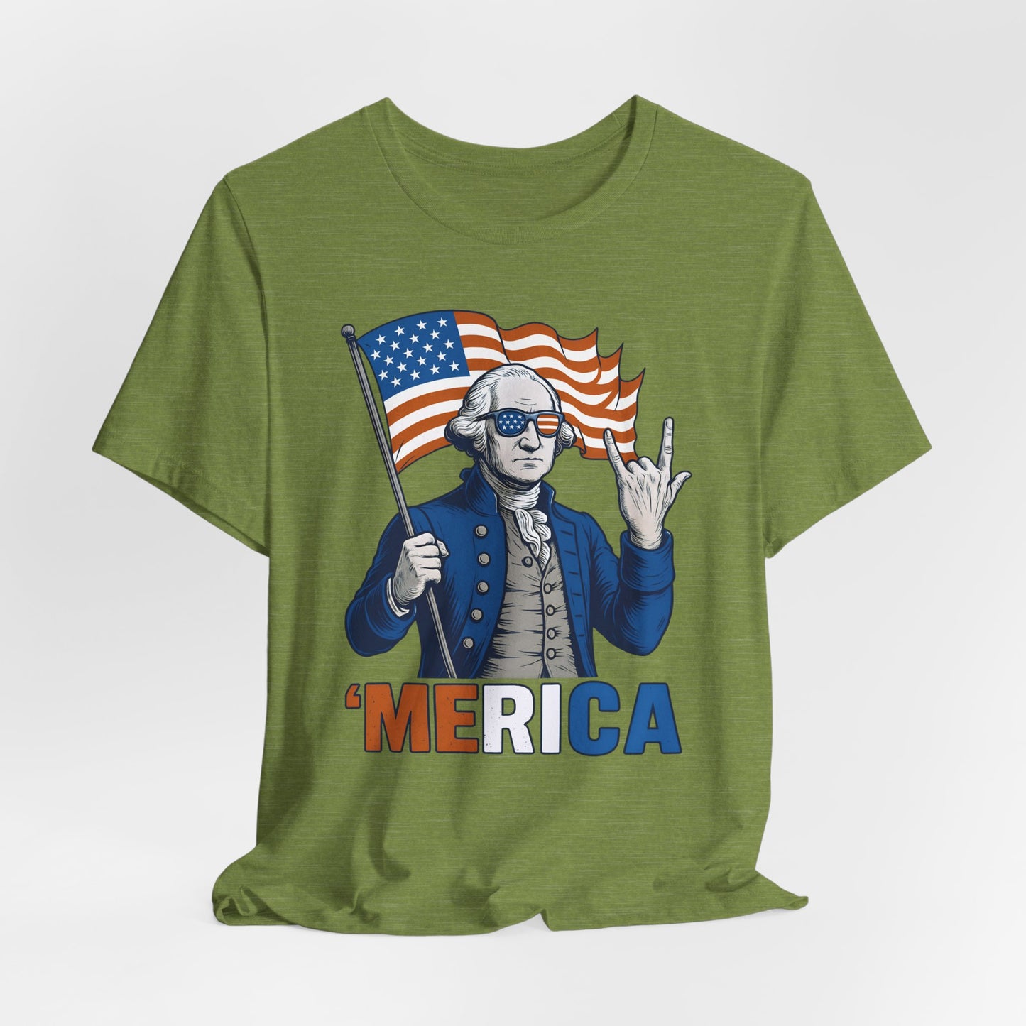 Patriotic Graphic Tee - 'Merica, 4th of July Shirt, Funny T-Shirt for Independence Day, USA Pride Clothing, Gift for Veterans