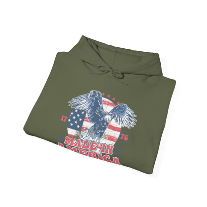 Patriotic Eagle Hoodie for Independence Day