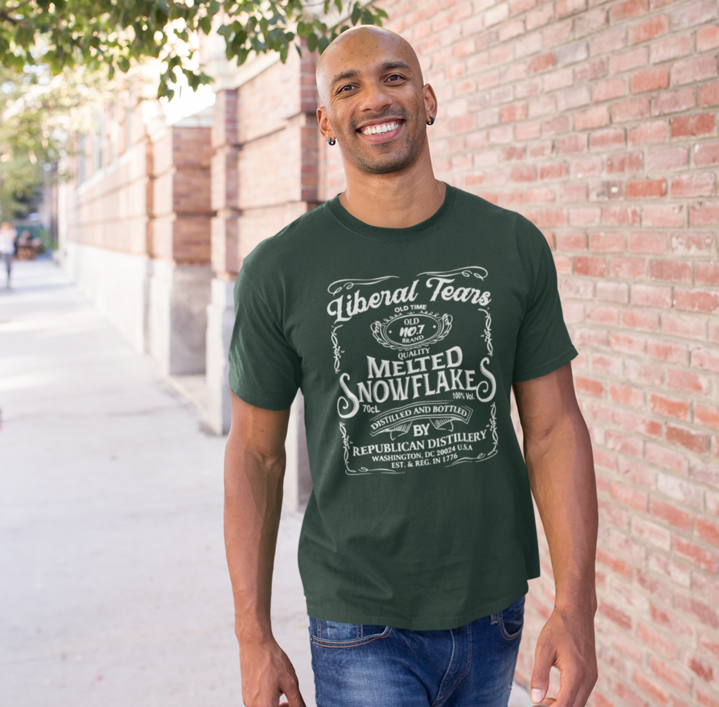 Liberal Tears Quality Melted Snowflakes Unisex T-Shirt, Political Statement, Independence Day Gift.