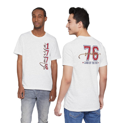 1776 America Tee — 'Land of the Free' Patriotic T‑Shirt