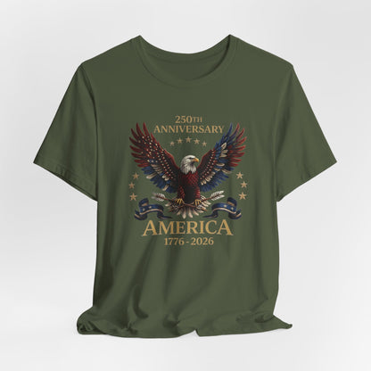 America 250th Anniversary Eagle T-Shirt — 1776–2026 Patriotic Tee