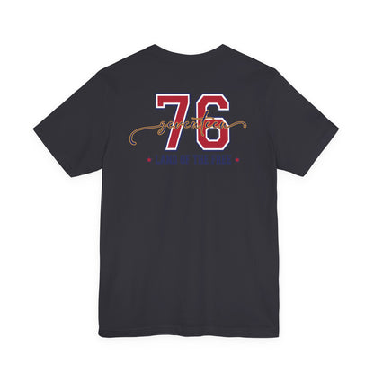 1776 America Tee — 'Land of the Free' Patriotic T‑Shirt
