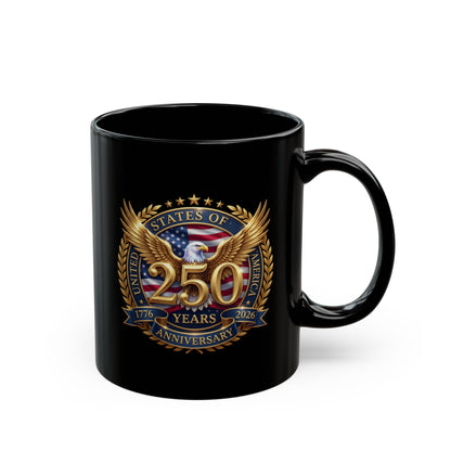 250th Anniversary Eagle Mug – Patriotic Commemorative Coffee Cup