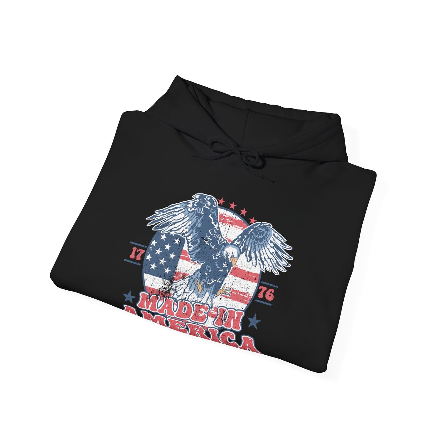Patriotic Eagle Hoodie for Independence Day