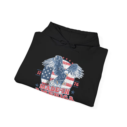 Patriotic Eagle Hoodie for Independence Day