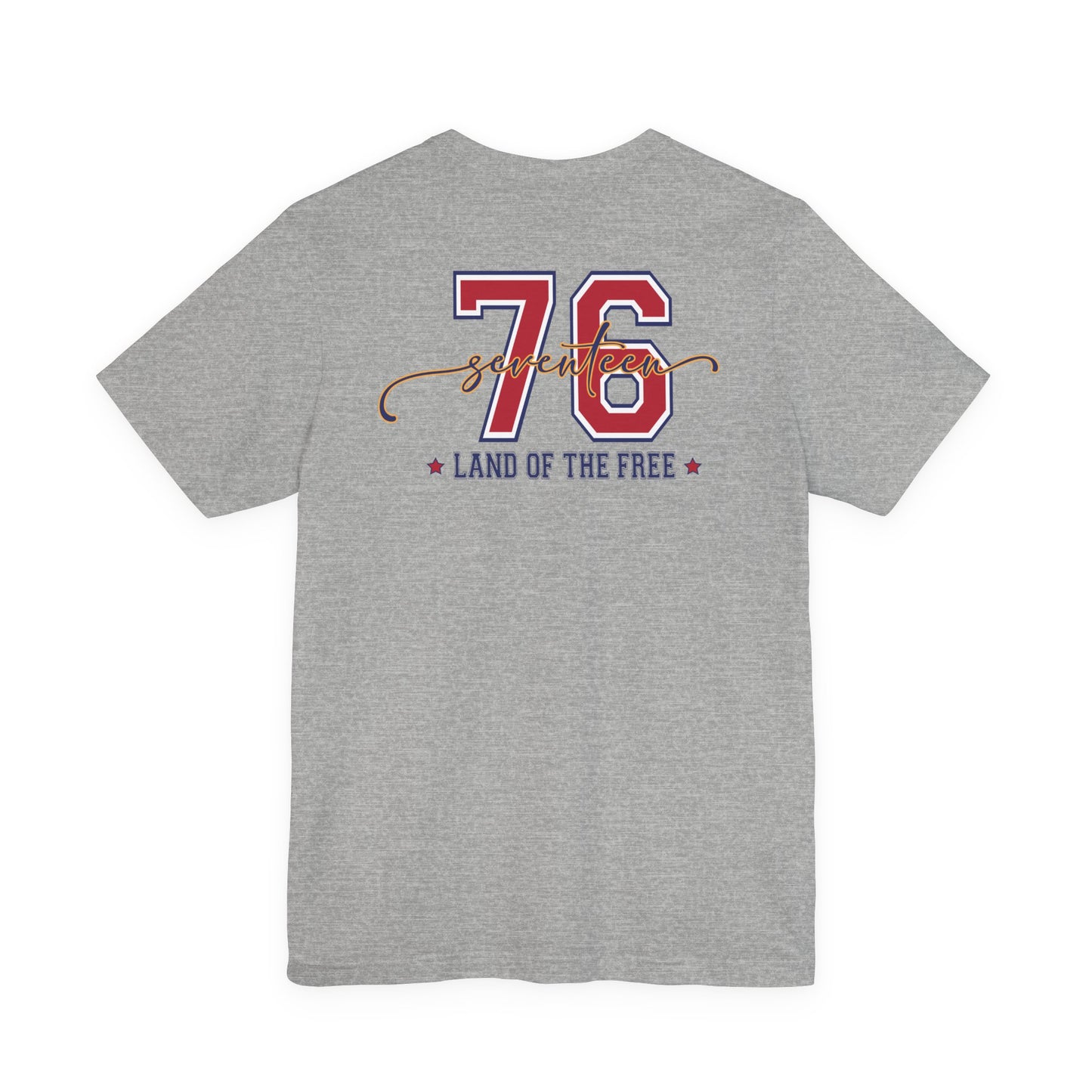 1776 America Tee — 'Land of the Free' Patriotic T‑Shirt
