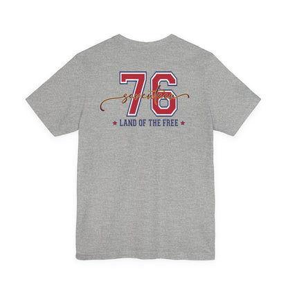 1776 America Tee — 'Land of the Free' Patriotic T‑Shirt