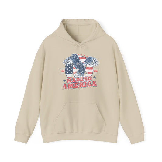Patriotic Eagle Hoodie for Independence Day