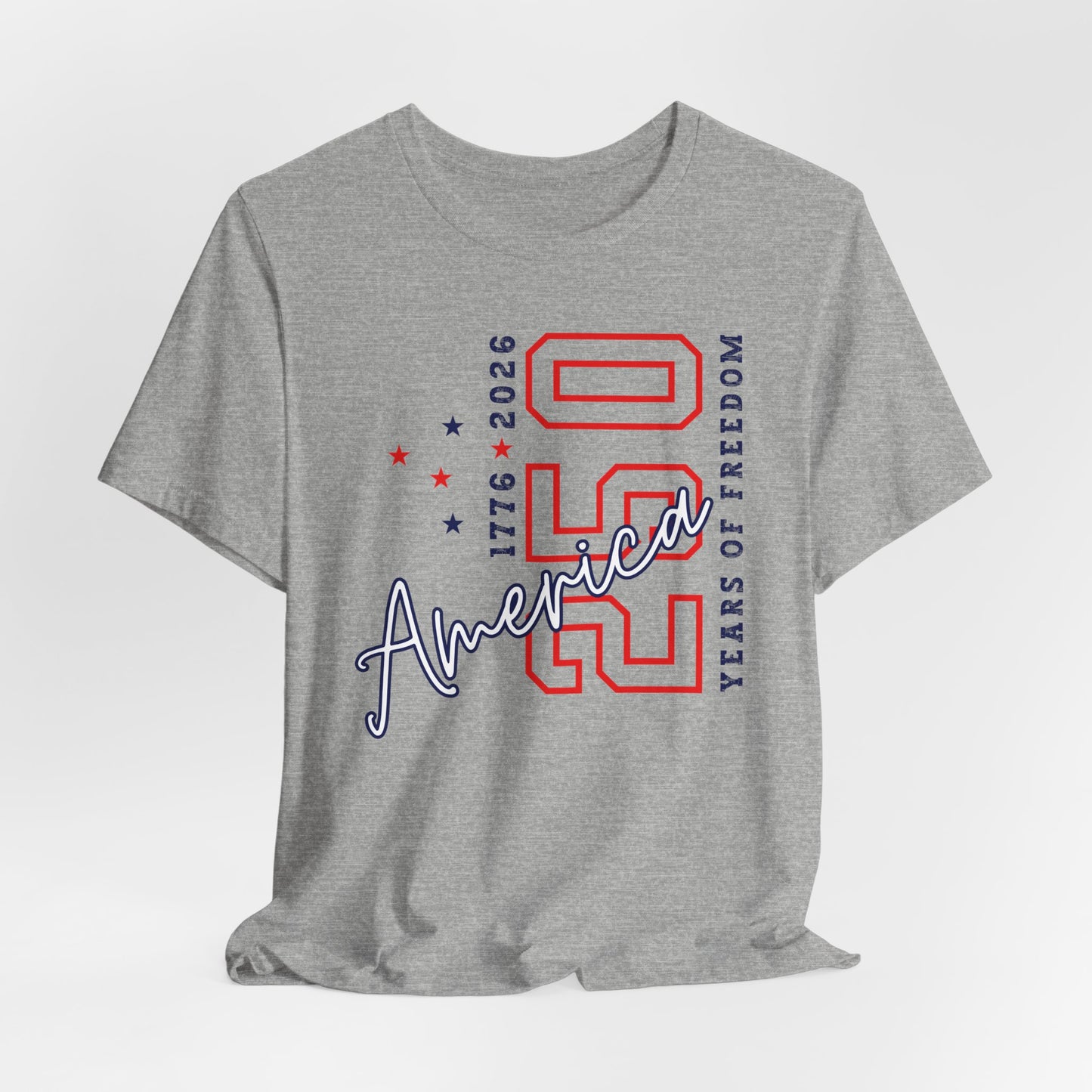 America 250 Celebration Tee — 250 Years of Freedom Patriotic T-Shirt
