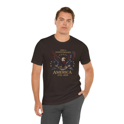 America 250th Anniversary Eagle T-Shirt — 1776–2026 Patriotic Tee