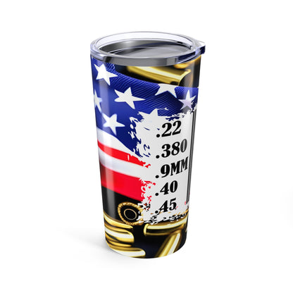 All Faster Than Dialing 911, Patriotic 20oz Tumbler